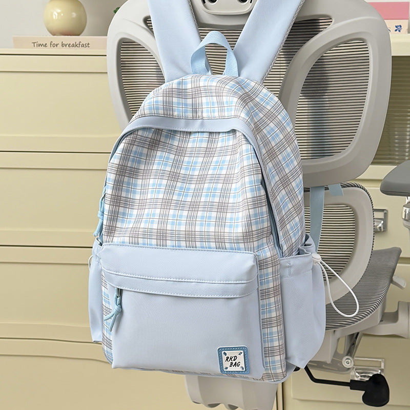 Checked Patterned Backpack Stornfield