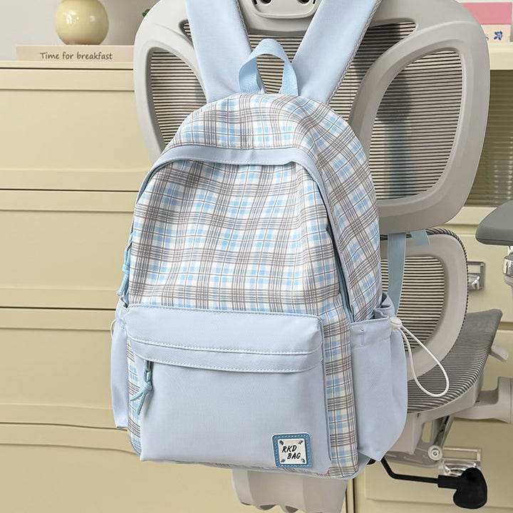 Checked Patterned Backpack Stornfield