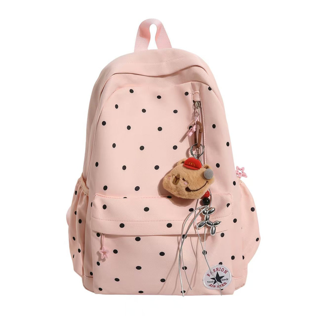 Polka Dot Embellished Backpack Stornfield