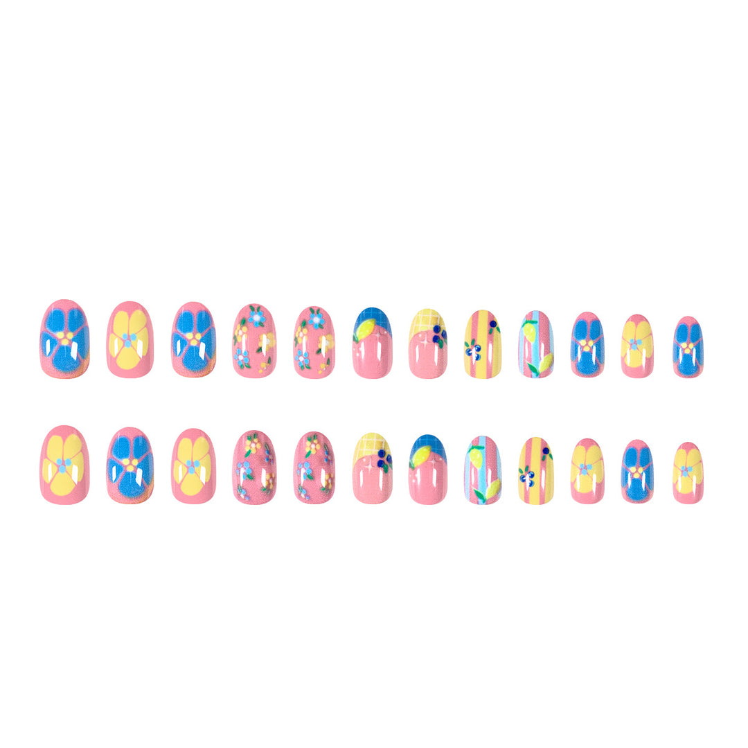 Artistic 3D nail art with cheerful floral designs Stornfield
