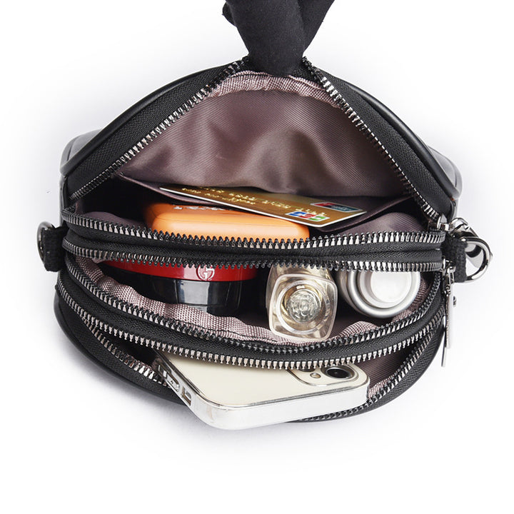 Floral Embossed Crossbody Bag