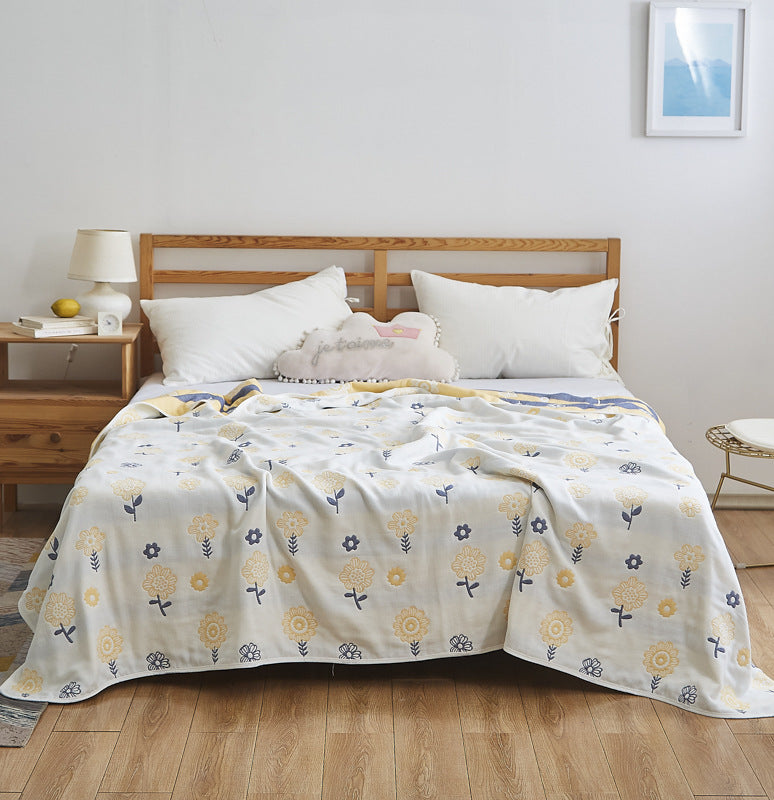 Women Elegant Blanket with Subtle Leaf Pattern Stornfield