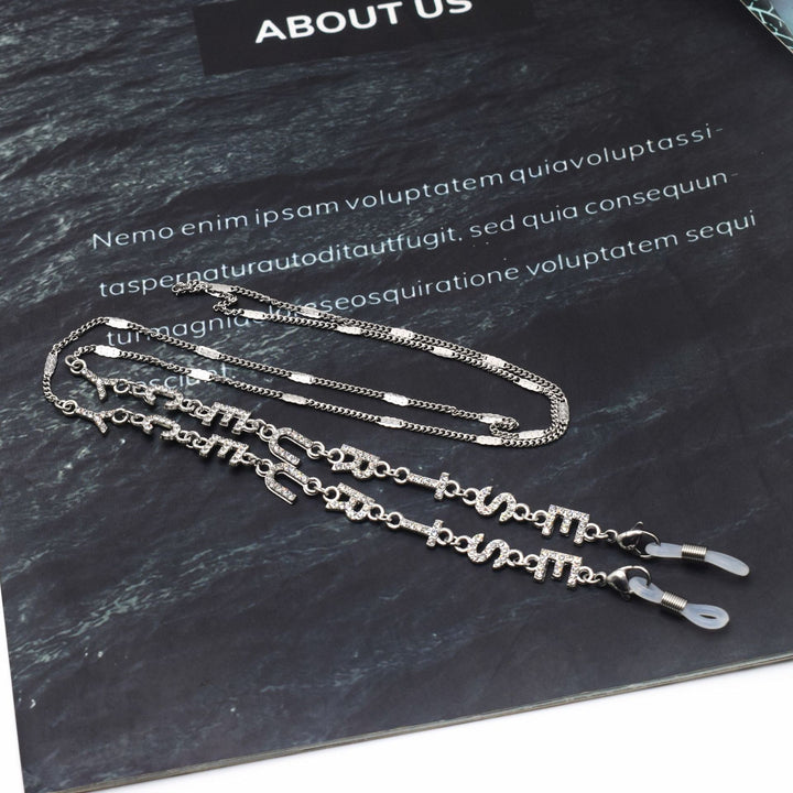 Sparkling Rhinestone Eyewear Chain Stornfield