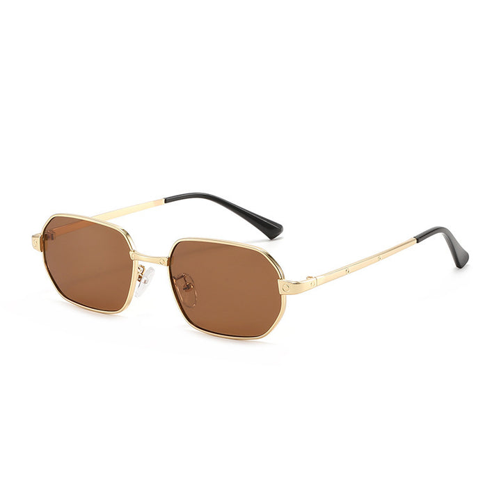 Geometric Metal Frame Sunglasses Stornfield