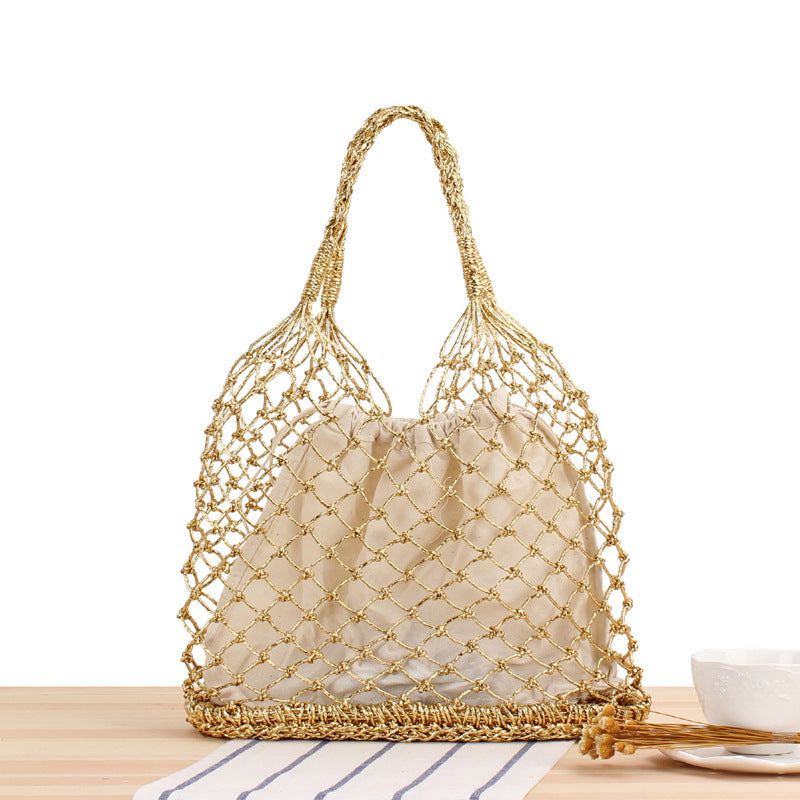 Creative mesh handbag with inner pouch Stornfield