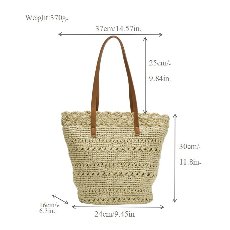 Handcrafted shoulder bag with unique mesh structure Stornfield