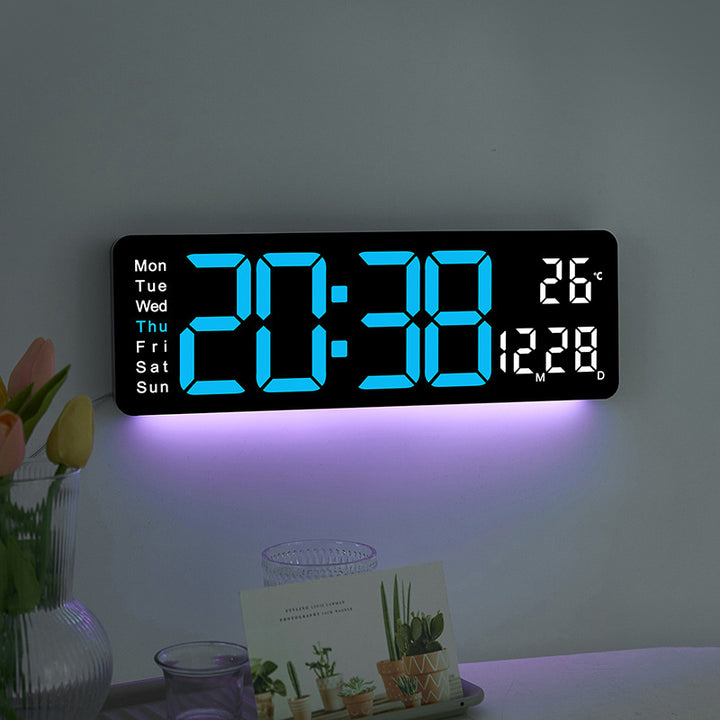 Digital LED Alarm Clock with Temperature and Day of the Week Display Stornfield