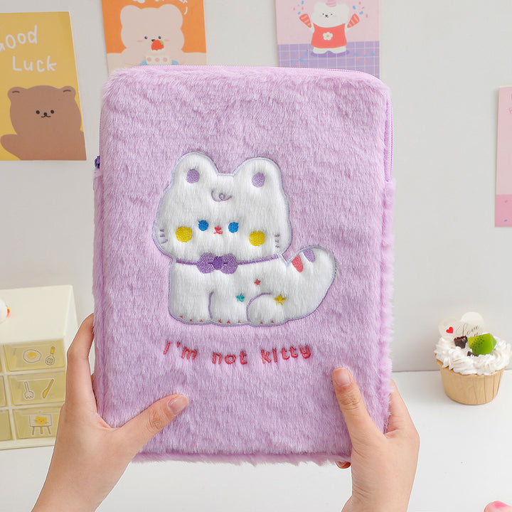 Cute Cat-Themed Furry Pencil Case Stornfield