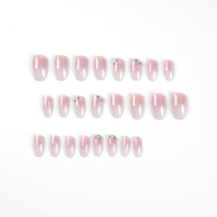 Artful Nail Extensions with Elegant Ombre Design Stornfield