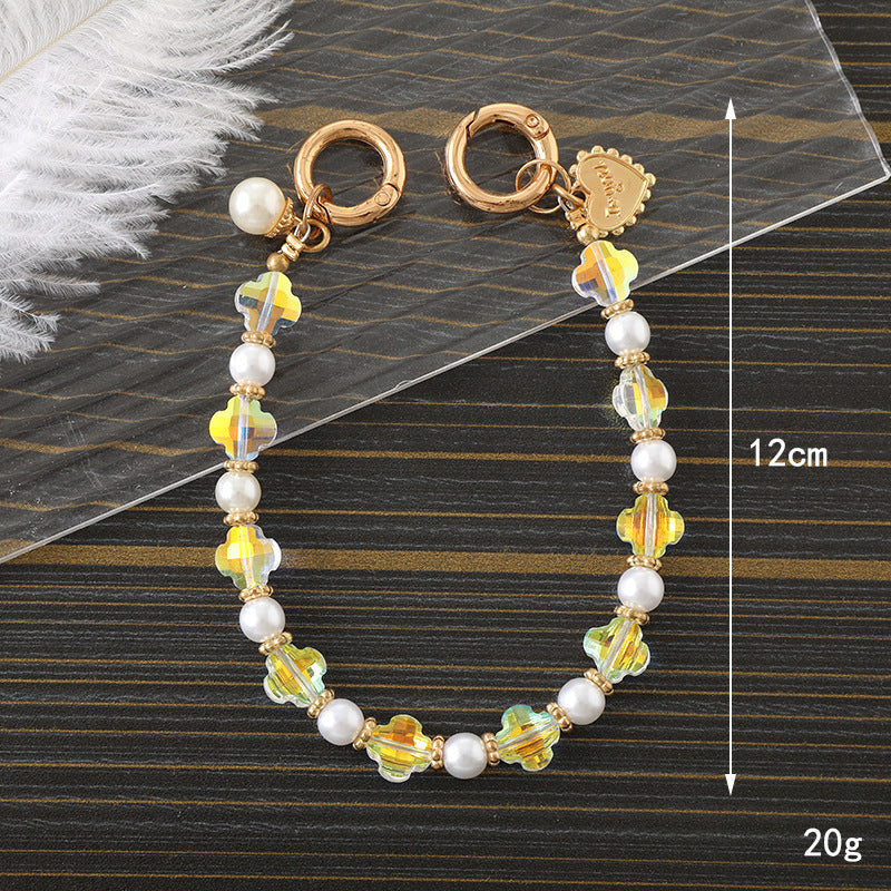 Chic Beaded Charm Keychain Stornfield