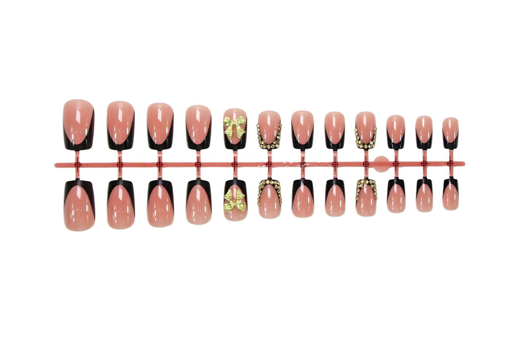 Artificial Nail Art Set with Glamorous Decorations Stornfield