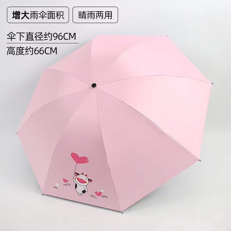 Women’s Folding Umbrella with Playful Animal Design Stornfield
