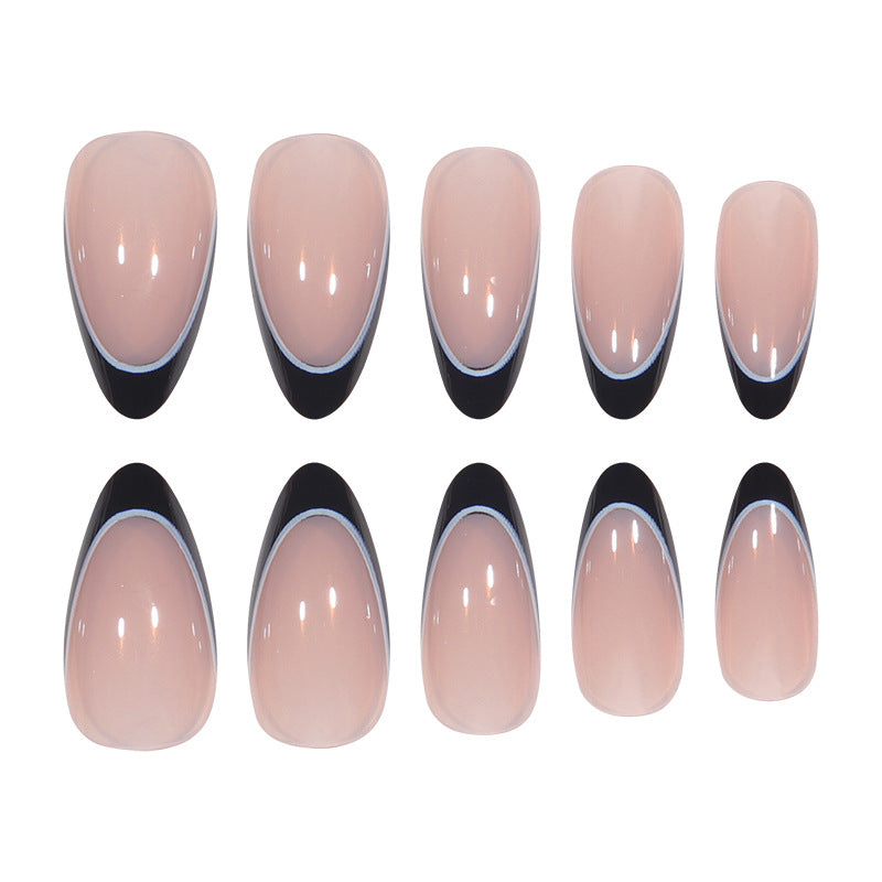 Elegant French Tip Nail Extensions Stornfield