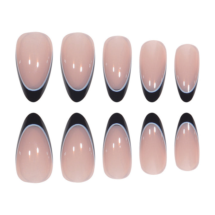 Elegant French Tip Nail Extensions Stornfield