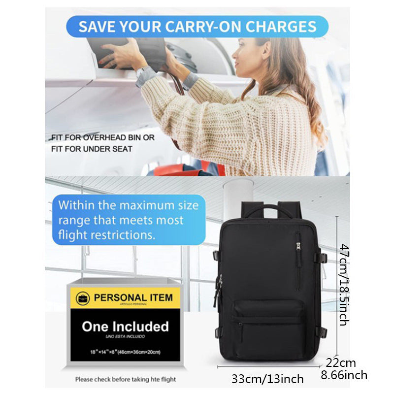 Multifunctional Travel Backpack with Insulated Laptop Compartment Stornfield
