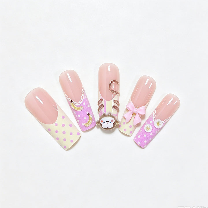 Playful Themed Cartoon Nail Art Tips Stornfield