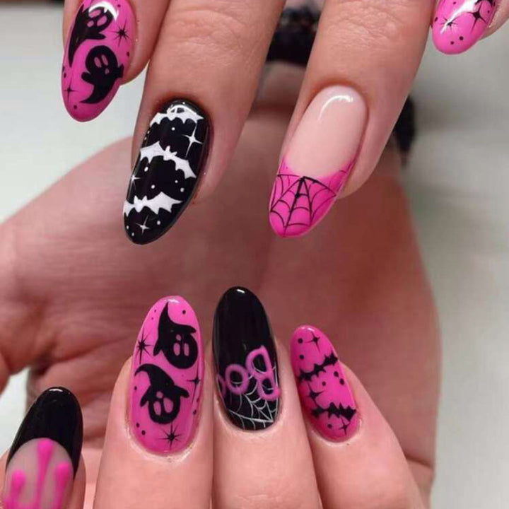 Artistic Abstract Press-On Nail Set Stornfield