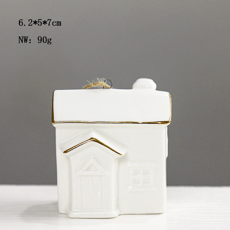 Decorative House-Shaped Ceramic Stornfeild