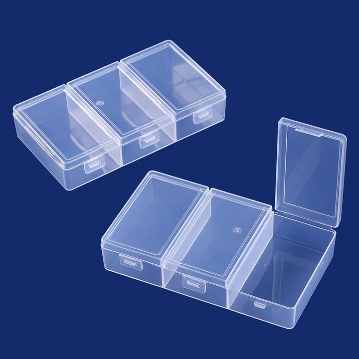 Multi-Compartment Clear Craft Storage Case Stornfield