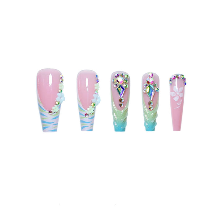 Premium Decorative Press-On Nail Art Stornfield