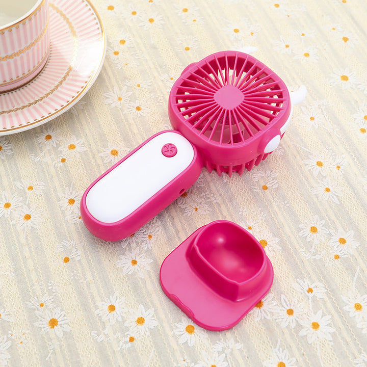 Ladies Portable Hand Fan with Cute Design Stornfield