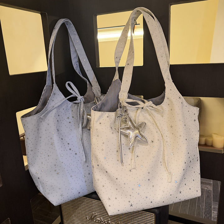Tote bag with playful star pattern Stornfield