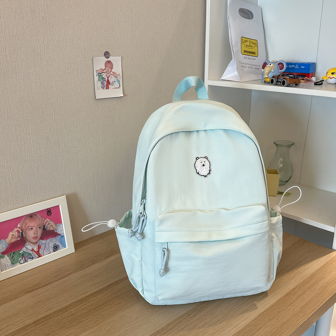 Casual Lightweight Backpack with Cute Character Charm Stornfield