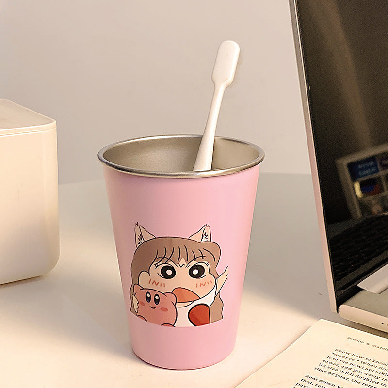 Stainless Steel Toothbrush Holder with Cute Cartoon Design Stornfield