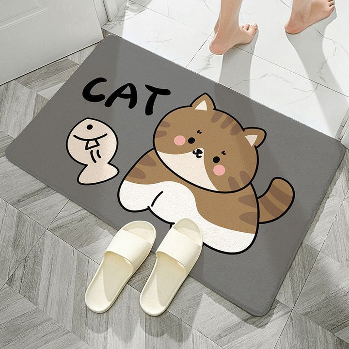Cozy Cartoon Bath Mat