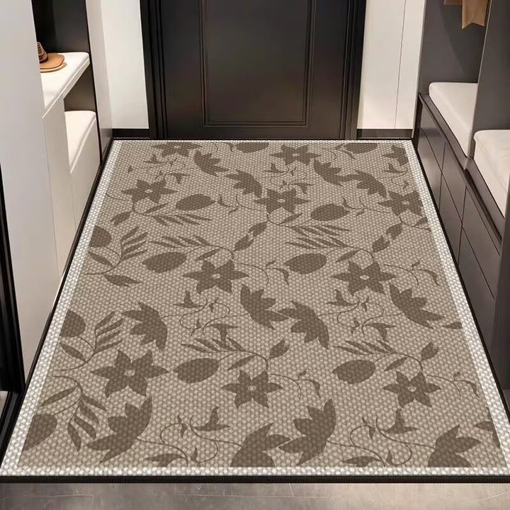 Elegant Textured Entryway Rug