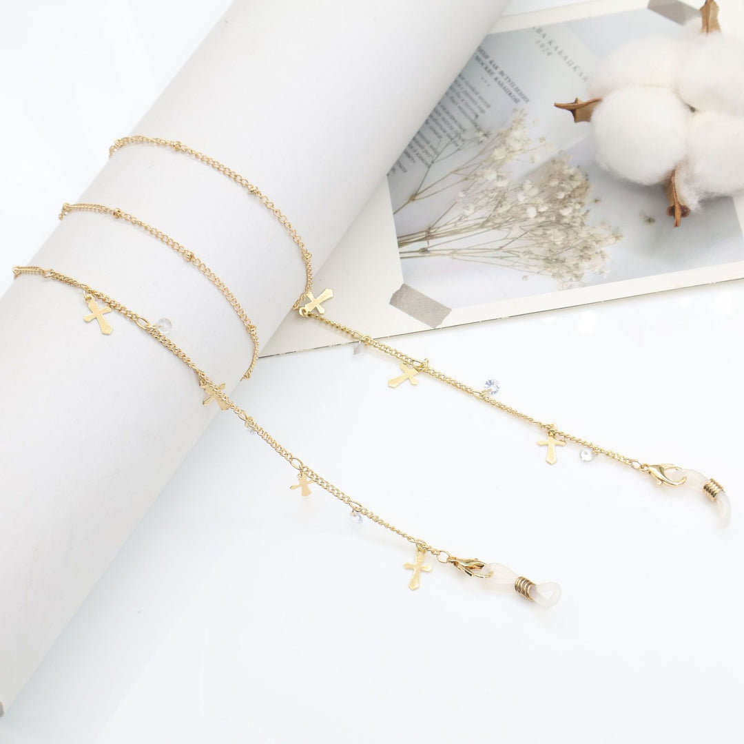 Cross-Embellished Eyewear Chain Stornfield