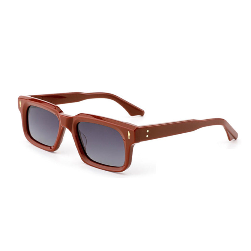 Ladies' fashionable sunglasses with clear frames and high-quality lenses Stornfield