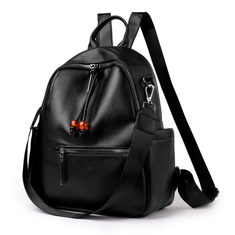 Premium Leather Travel Backpack Stornfield