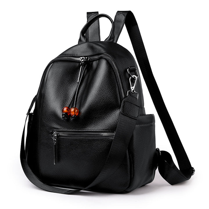 Premium Leather Travel Backpack Stornfield