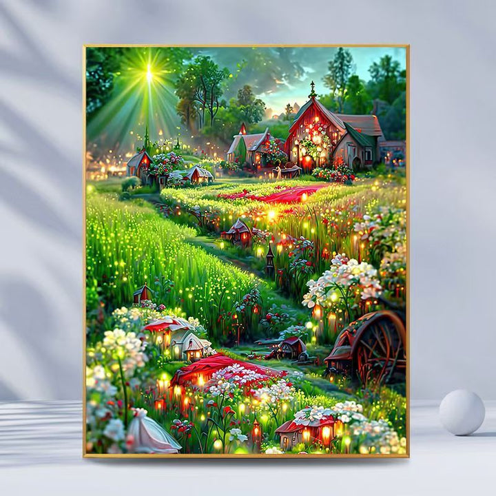 Enchanted Garden Landscape Art Print Stornfield