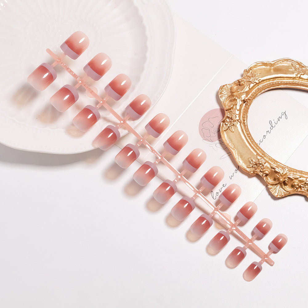 Elegant Ombre Nail Art Press-On Set Stornfield