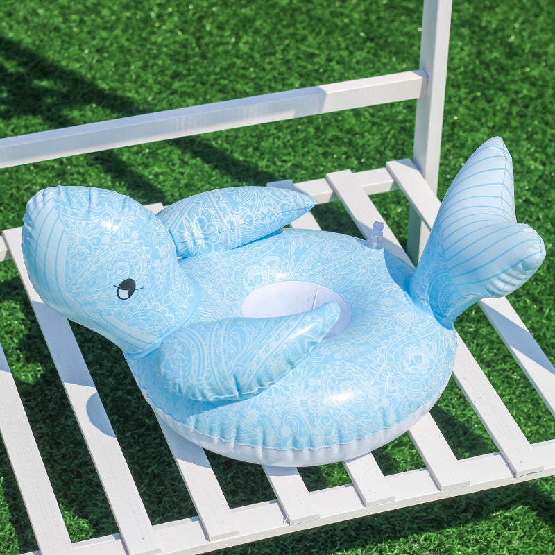 Women Inflatable Swim Ring with Floral Design Stornfield