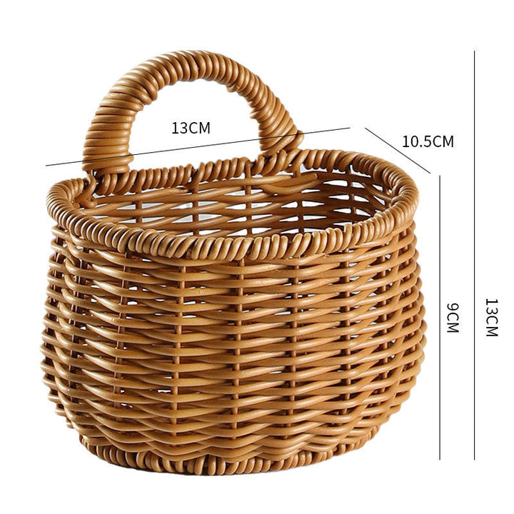 Handwoven Storage Basket with Ergonomic Handle Stornfield
