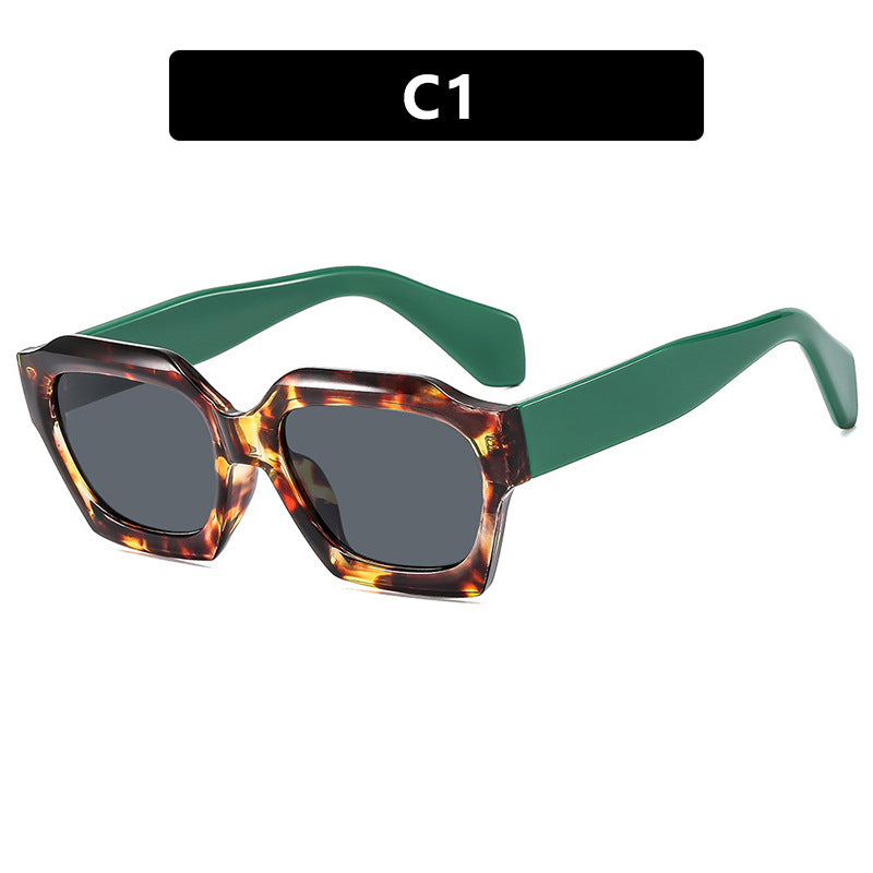 Women's fashionable sunglasses with distinctive geometric design and protective UV filter Stornfield