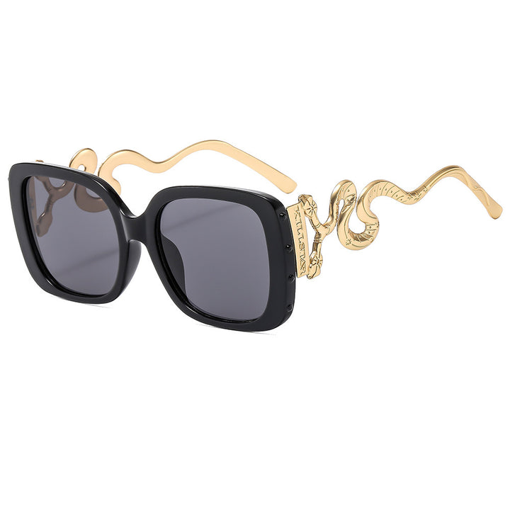 Women's extravagant designer sunglasses with luxurious snake frame Stornfield