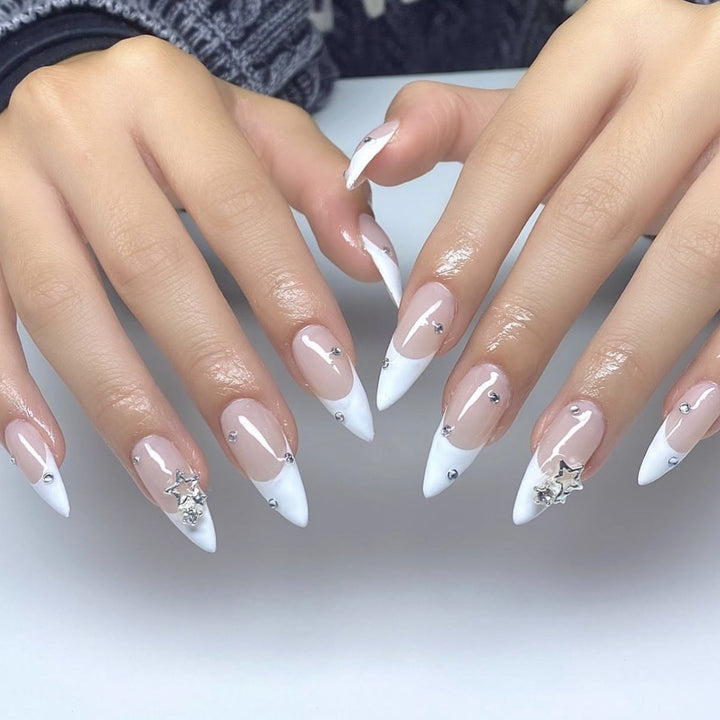 High-Gloss Stiletto Nail Art Stornfield