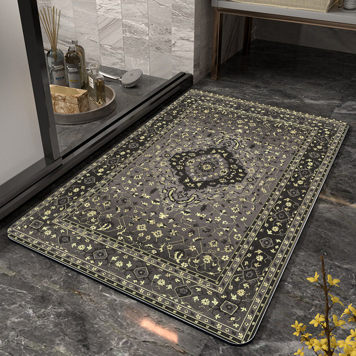 Floral Art Bathroom Mat Stornfield