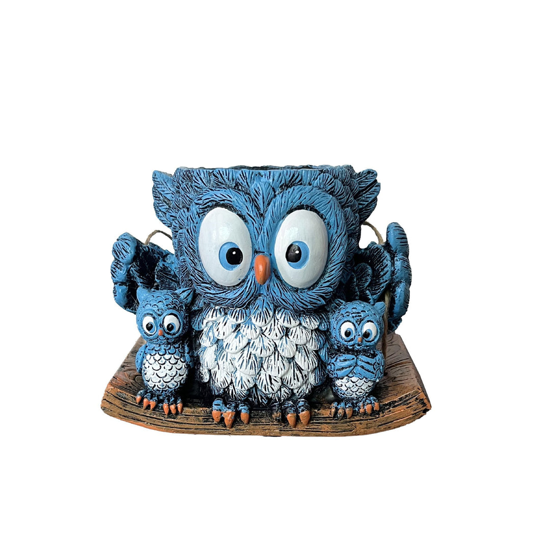 Owl-shaped decorative flower pot Stornfield
