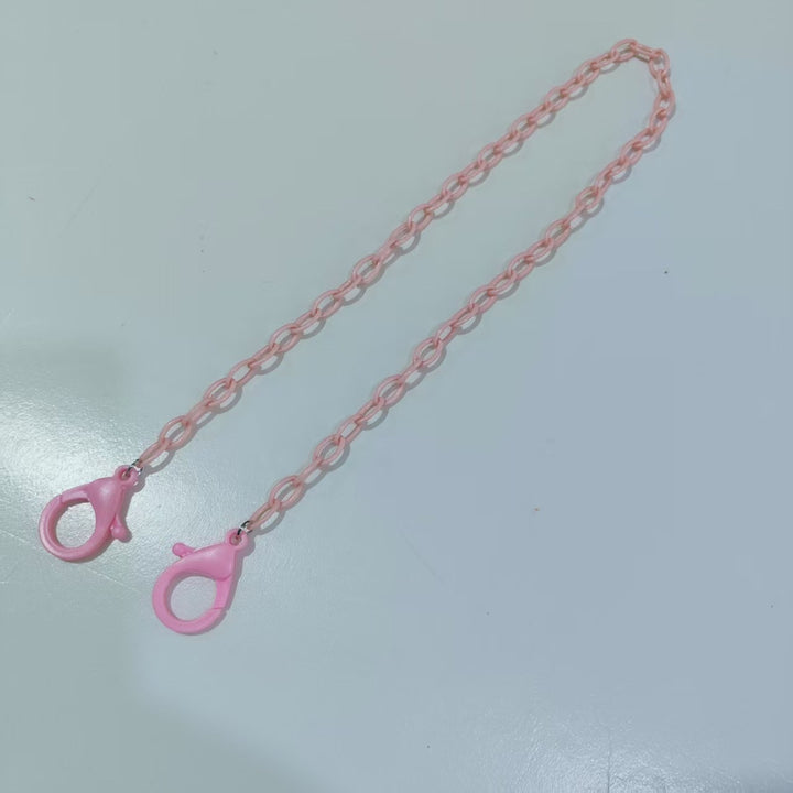 Fashionable Glasses Holder Chain Made of Transparent Material Stornfield