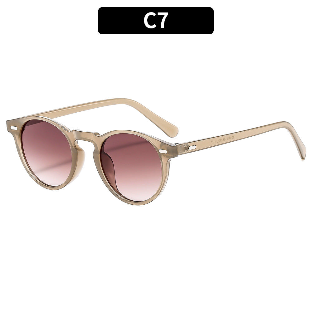 Vintage Round Frame Sunglasses