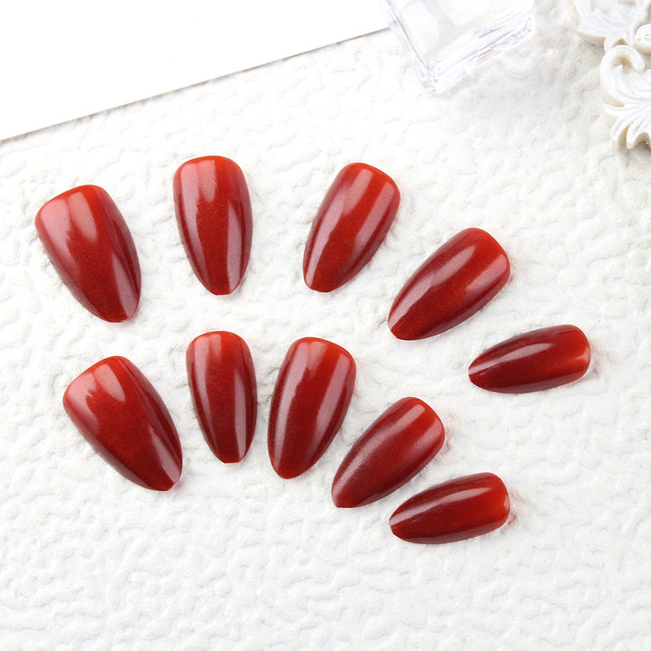 Glossy Stiletto Nail Extensions Stornfield