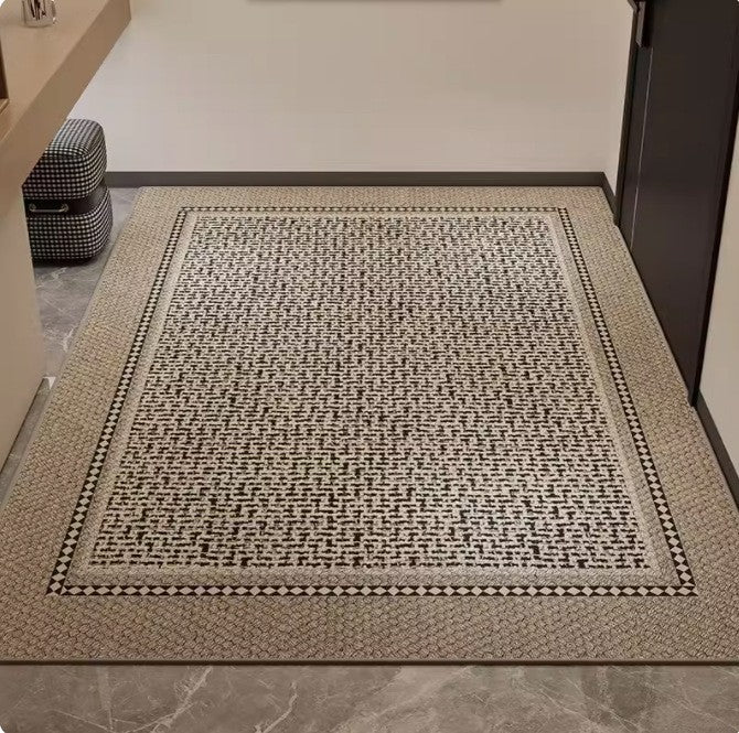 Textured Geometric Area Rug