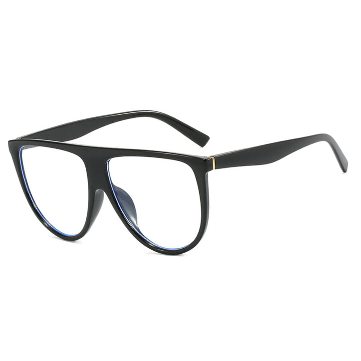 Ladies trendy oversized sunglasses with stylish transparent frame Stornfield