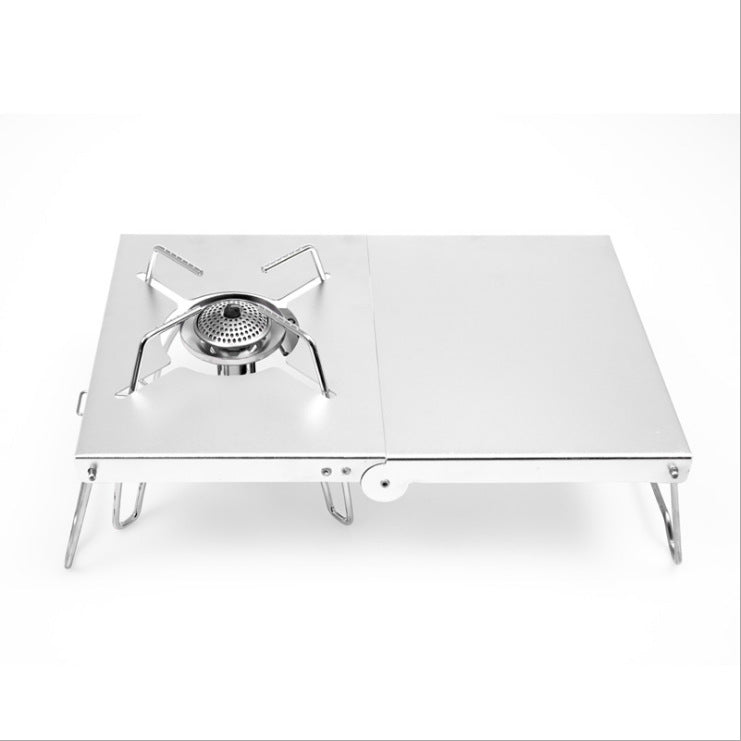 Portable Gas Cooking Table with Folding Design and Sturdy Aluminum Surface Stornfield