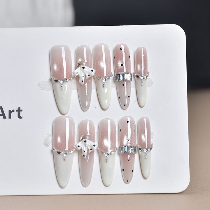 Glamorous Crystal-Embellished Press-On Nail Extensions Stornfield